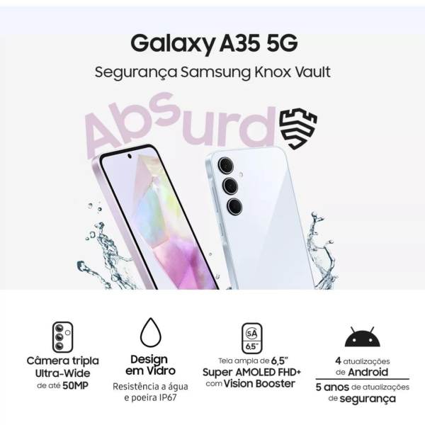 Samsung Galaxy A35 5G Dual SIM 128 GB Rosa 6 GB RAM - Image 4