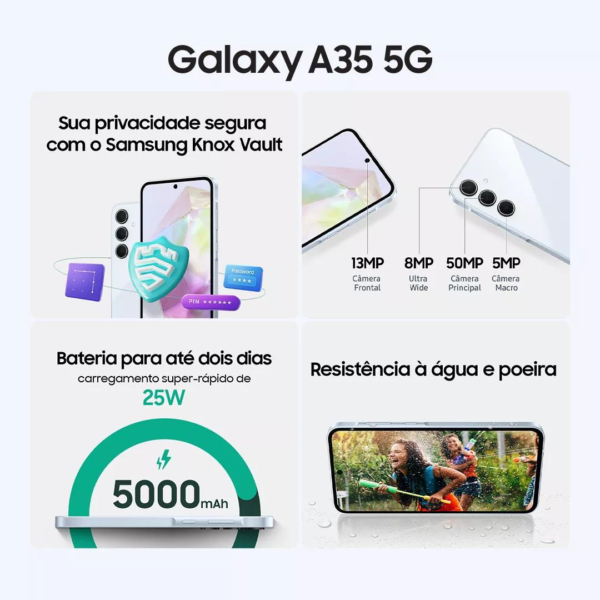 Samsung Galaxy A35 5G Dual SIM 128 GB Rosa 6 GB RAM - Image 3