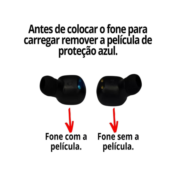 Fone De Ouvido Bluetooth Redmi AirDots 2 Preto - Image 3